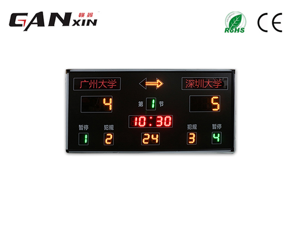 如何使用籃球比賽記分牌？